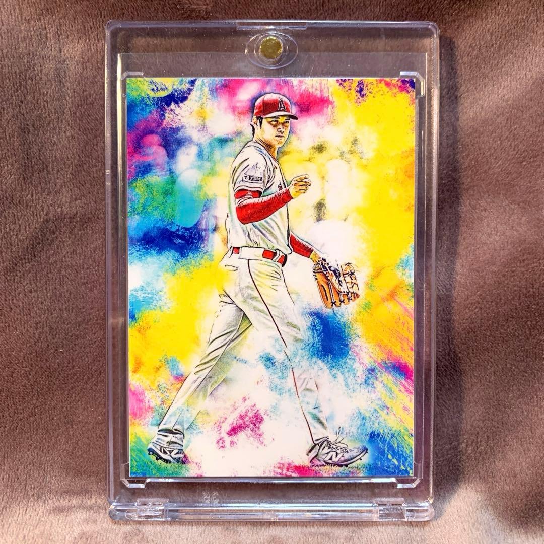 大谷翔平 エンゼルス アートカード 1of1(世界に一枚 / 貴重) ①
