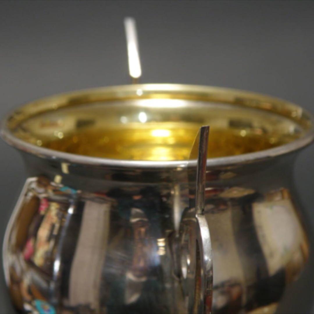 アンティーク　純銀製　銀優勝カップ 純銀刻印有　専用箱付