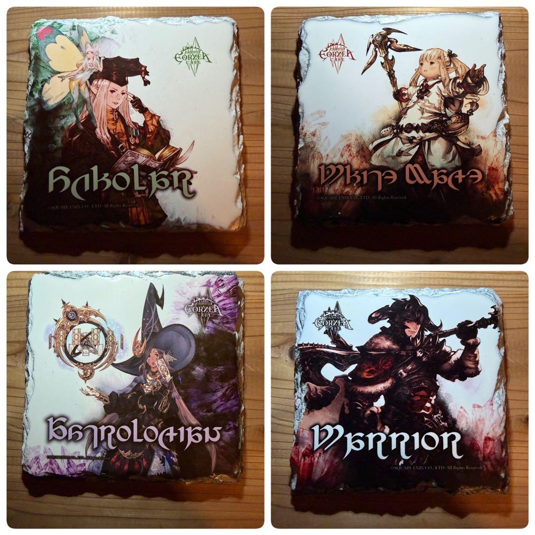 FF14 ジョブ石板20台　アクスタ3枚　エオルゼアカフェ