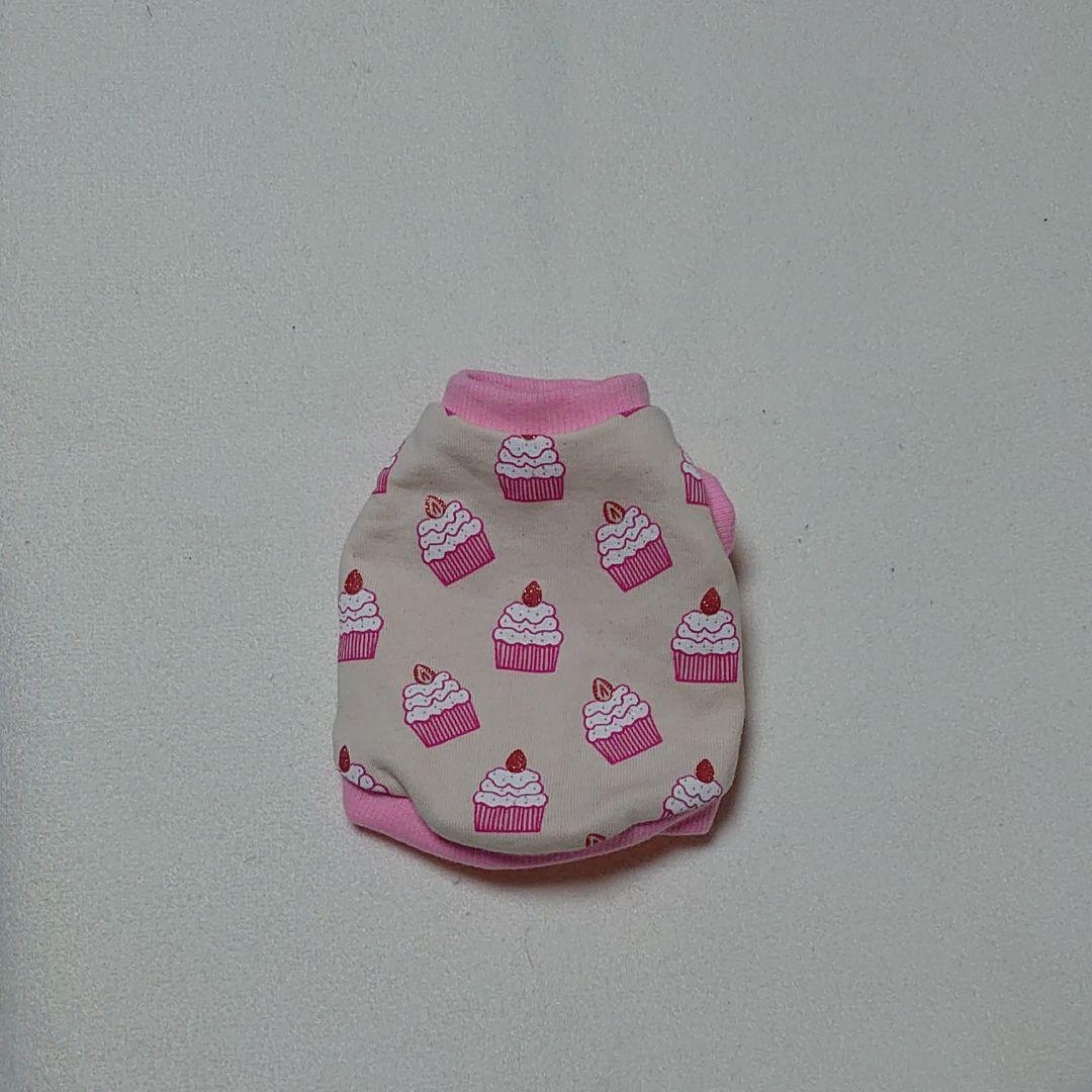 犬服 S わんこの普段着いちごケーキ