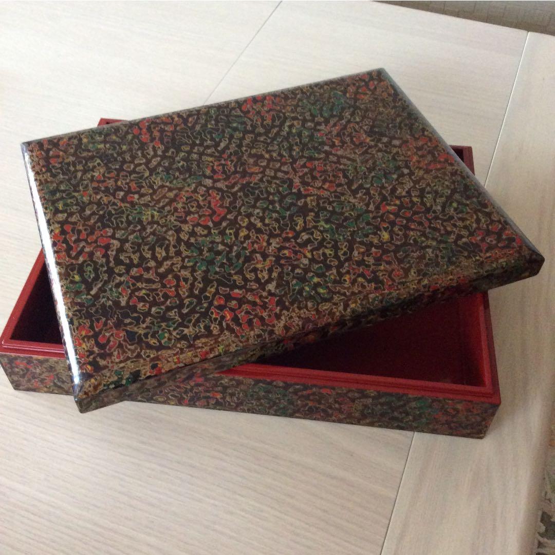 津軽塗 イシオカ工芸製 塗り箱