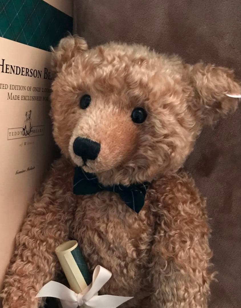 レア番ペア☆ シュタイフ ウィットニー限定 ヘンダーソン と ベビーアルフォンゾ