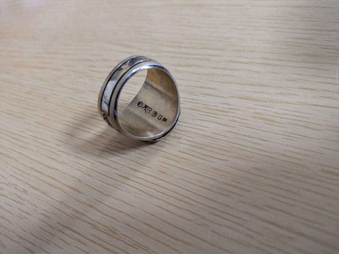 ◆激レア◆カレッジリング◆ブルー◆10金メッキ◆指輪22号◆メンズ