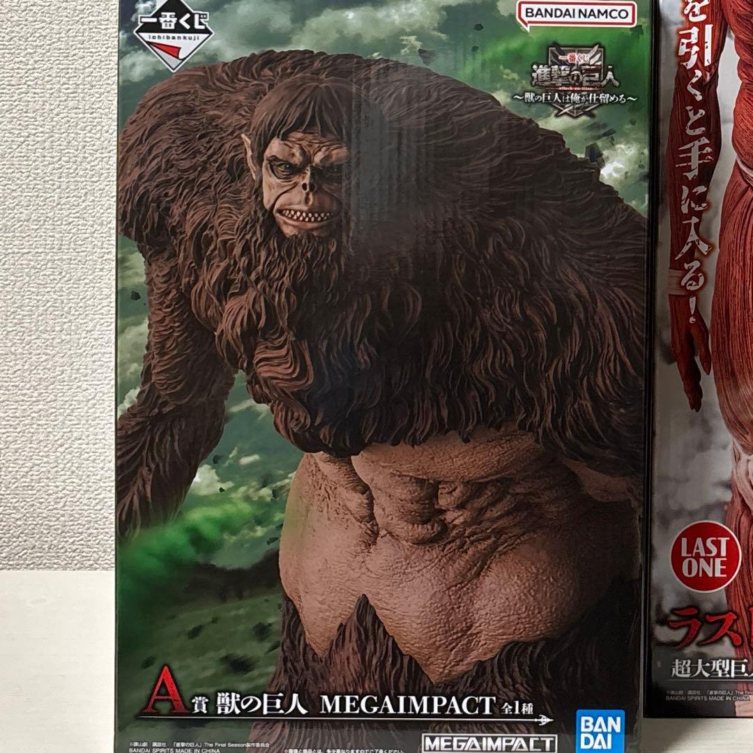 進撃の巨人 一番くじ A賞 獣の巨人 フィギュア 進撃の巨人』一番くじが本日（10/10）発売。獣の巨人とリヴァイ兵長