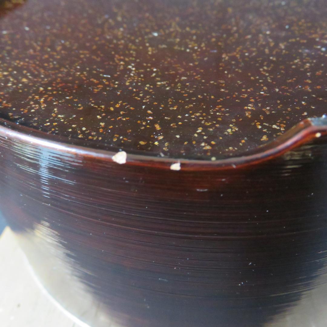 盃洗 木箱 漆器 縁 金属 木製 江戸末期 明治 大正 わっぱ