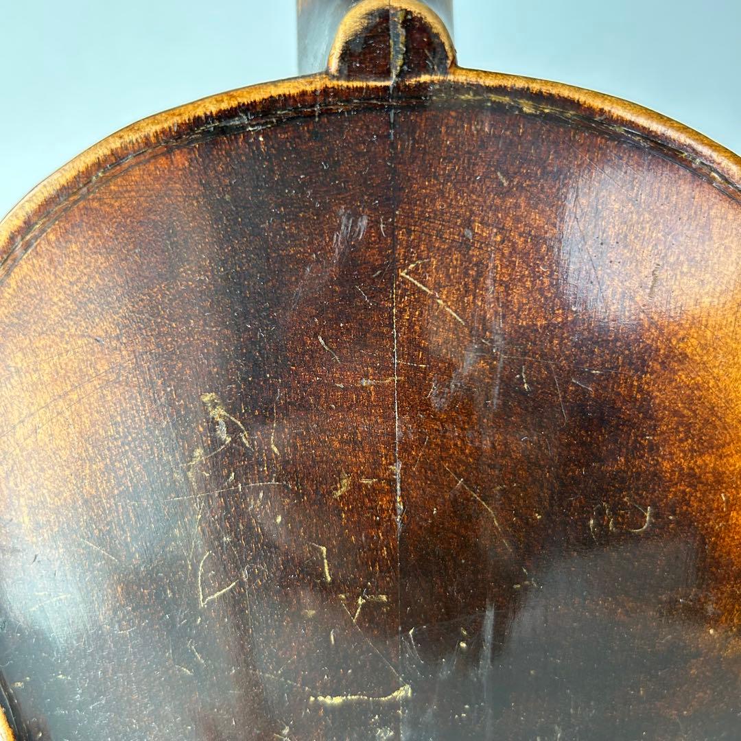 3/4 アンティーク ドイツ／ボヘミア系 ヴァイオリン本体 ジャンク