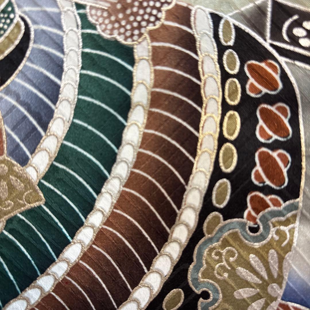 No.12正絹男の子お祝い着　のしめ　　産着　七五三　 新品未使用