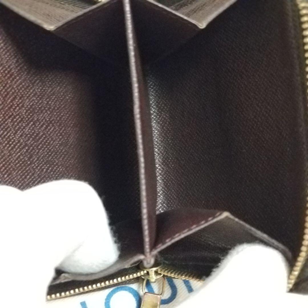 LOUIS VUITTON ダミエ コンパクトジップ 二つ折り財布