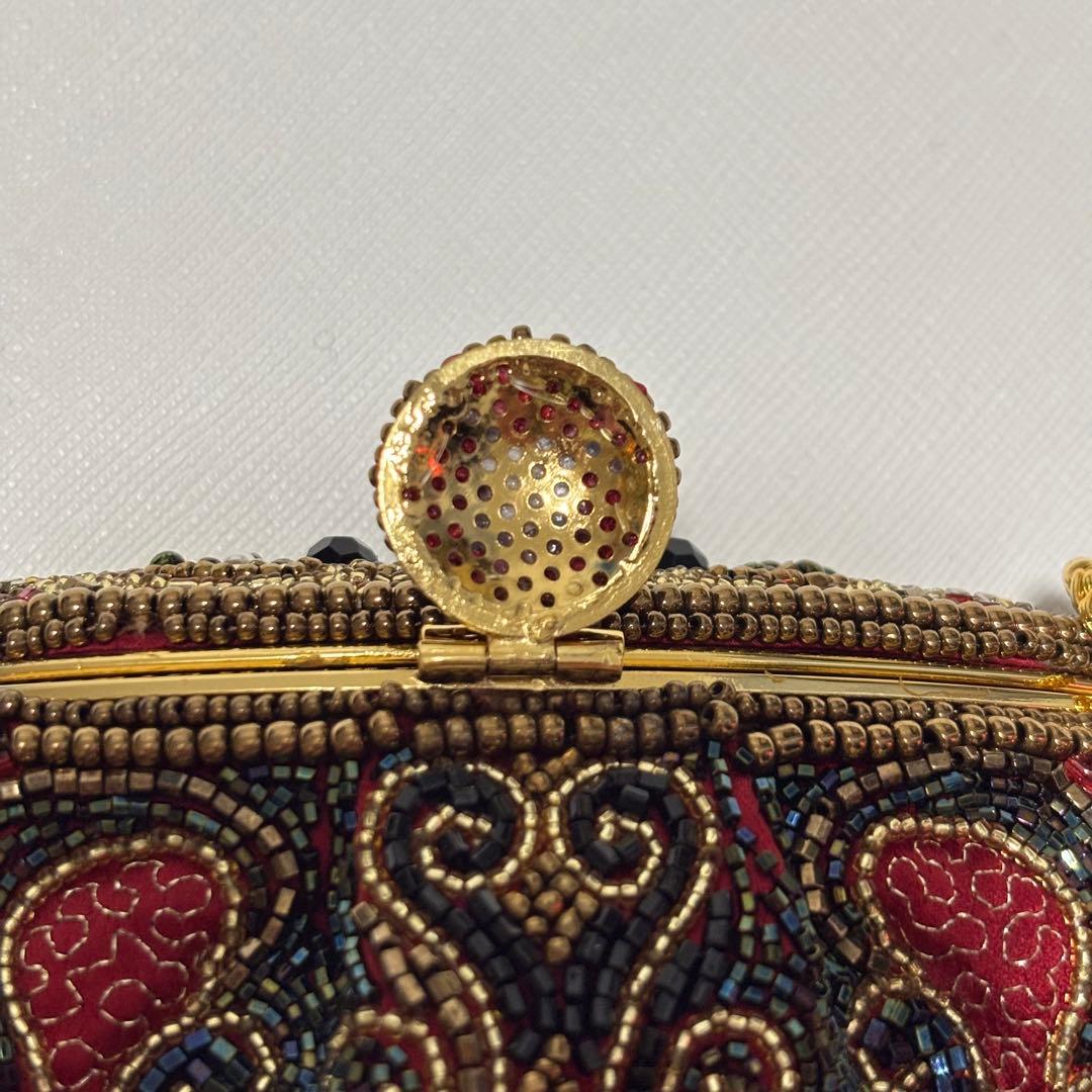 皇室御用達 LUMY はしもと　高級ヴィンテージ ビーズバッグ