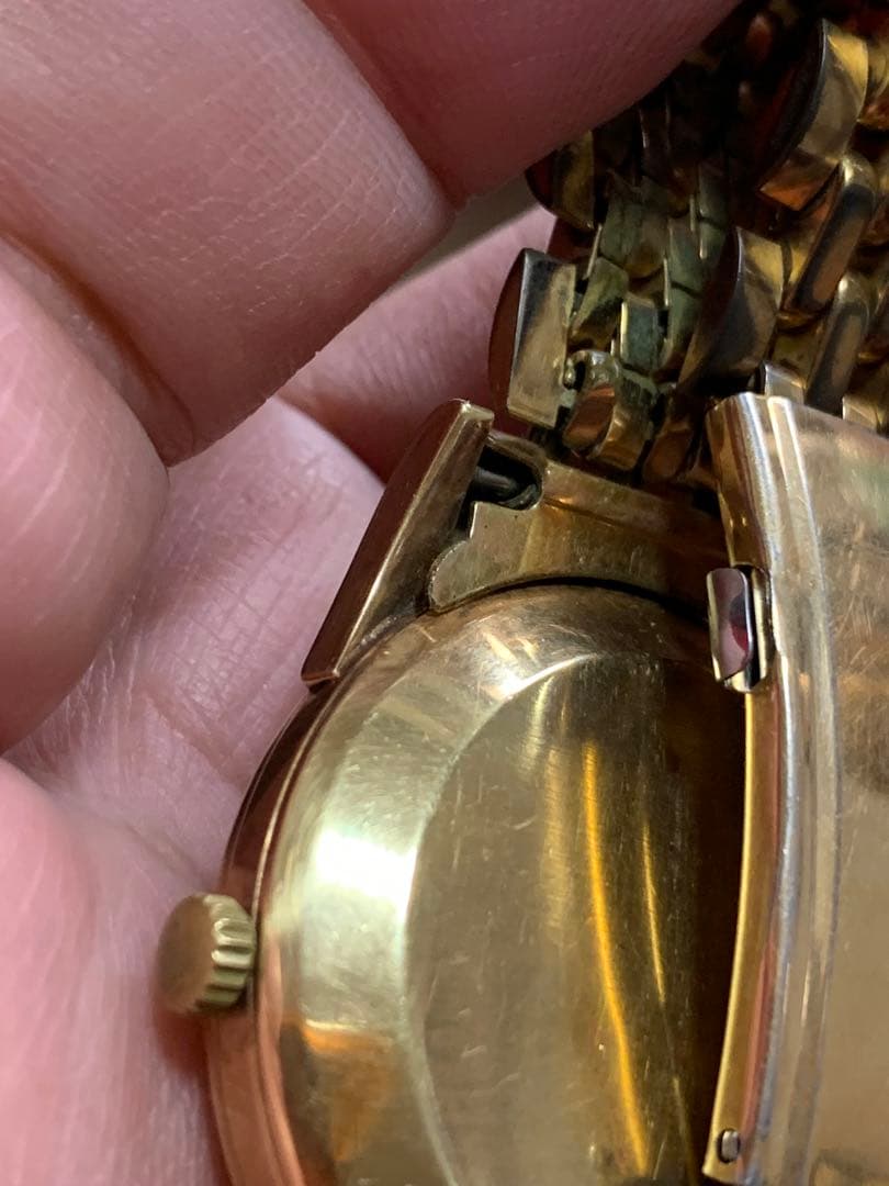 IWC シャウハウゼン自動巻き時計 1960年代　たぶんK18？