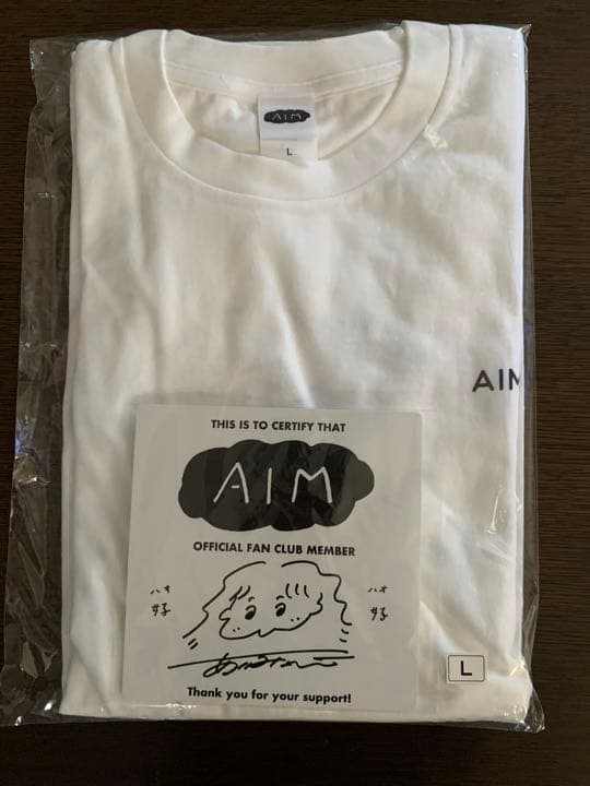 あいみょん AIM限定デザインTシャツ&直筆サイン入りミニ色紙