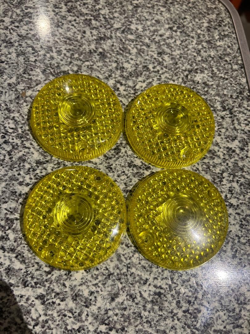 KH ss 250 400 カワサキ ウィンカーレンズ黄色