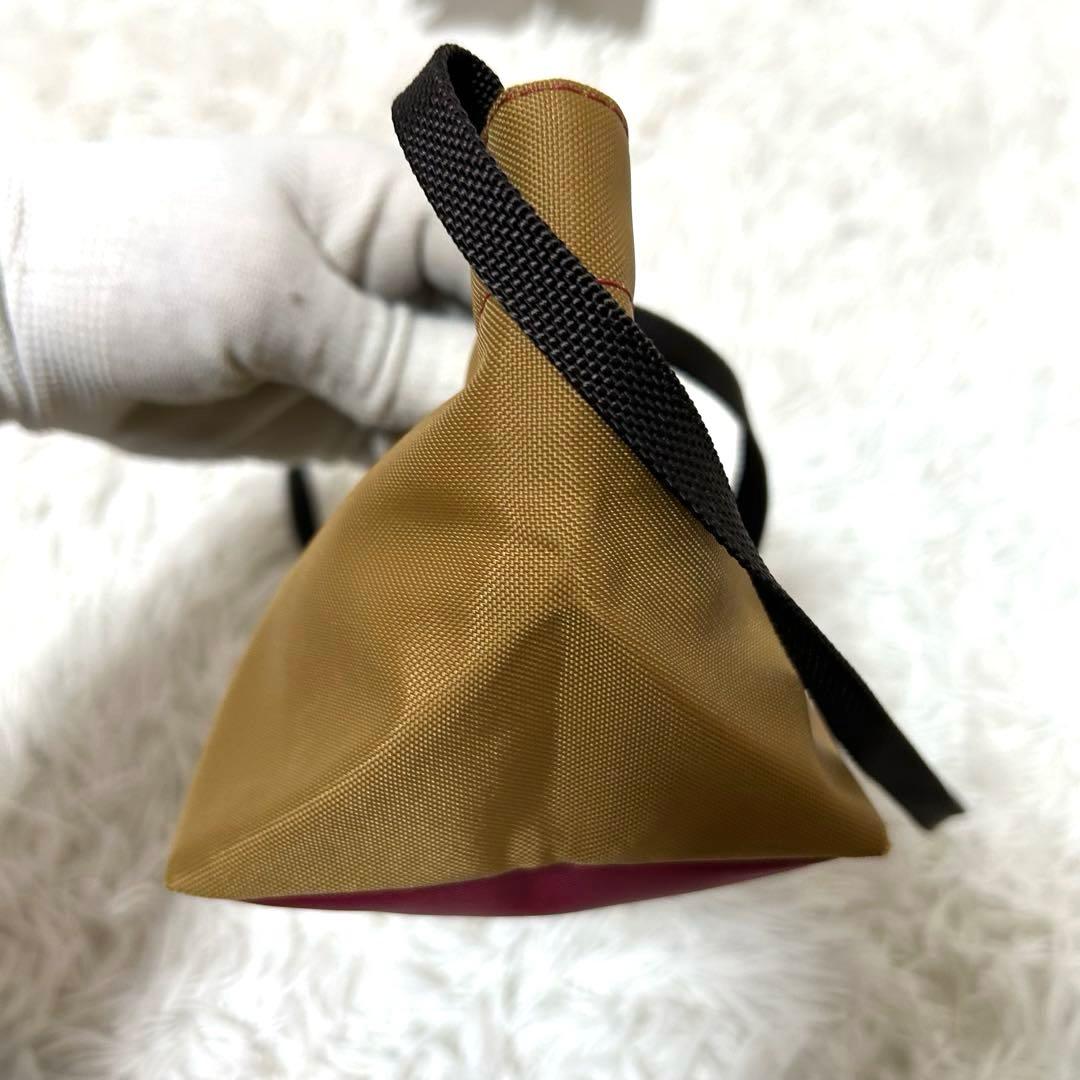 【美品✨舟形ミニショルダー】エルベシャプリエ　コンパクト　ベージュ　人気　軽量