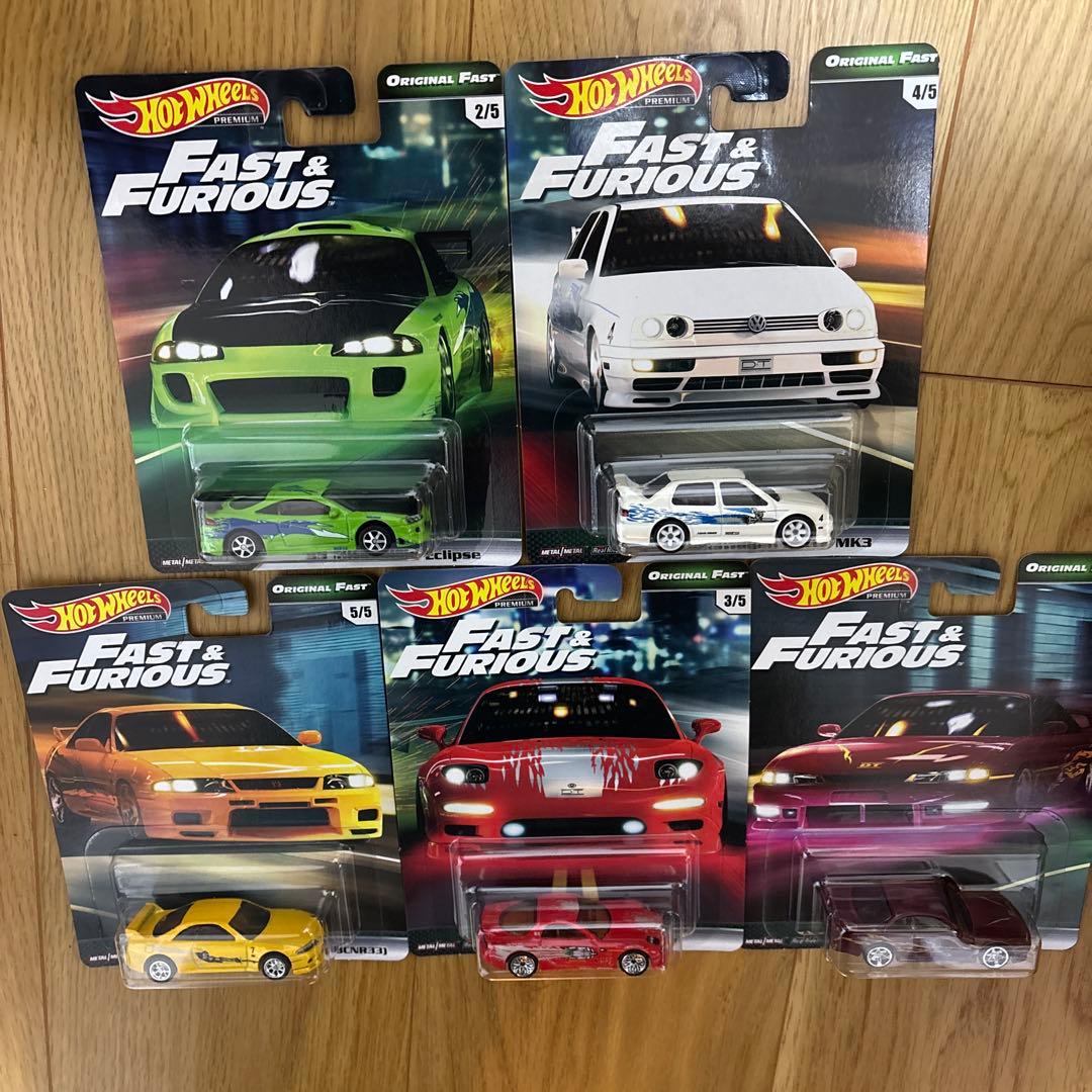 ホットウィール ワイルドスピード10台セット fast &furious