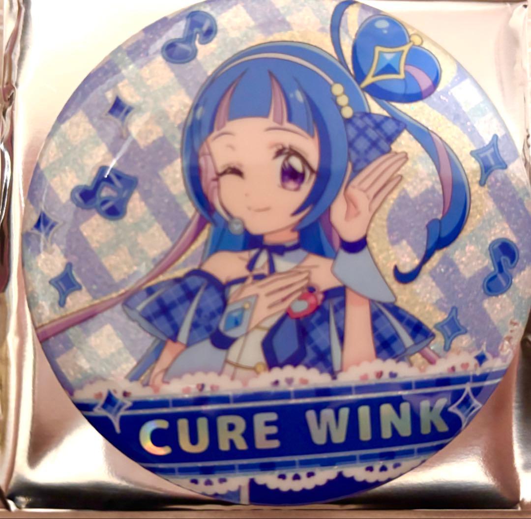キュアウインク缶バッジ キミとアイドルプリキュア展キミと会える瞬間