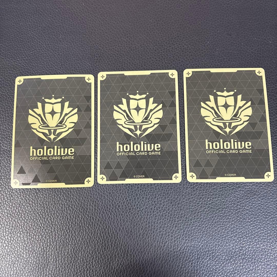 ホロライブカード　森カリオペ　ur 3枚セット　ホロカ
