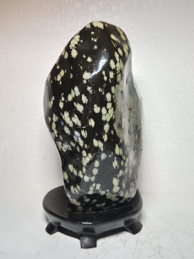 スノーフレークオブシディアン 4.2kg 黒曜石 原石 鑑賞石 自然石 鉱物