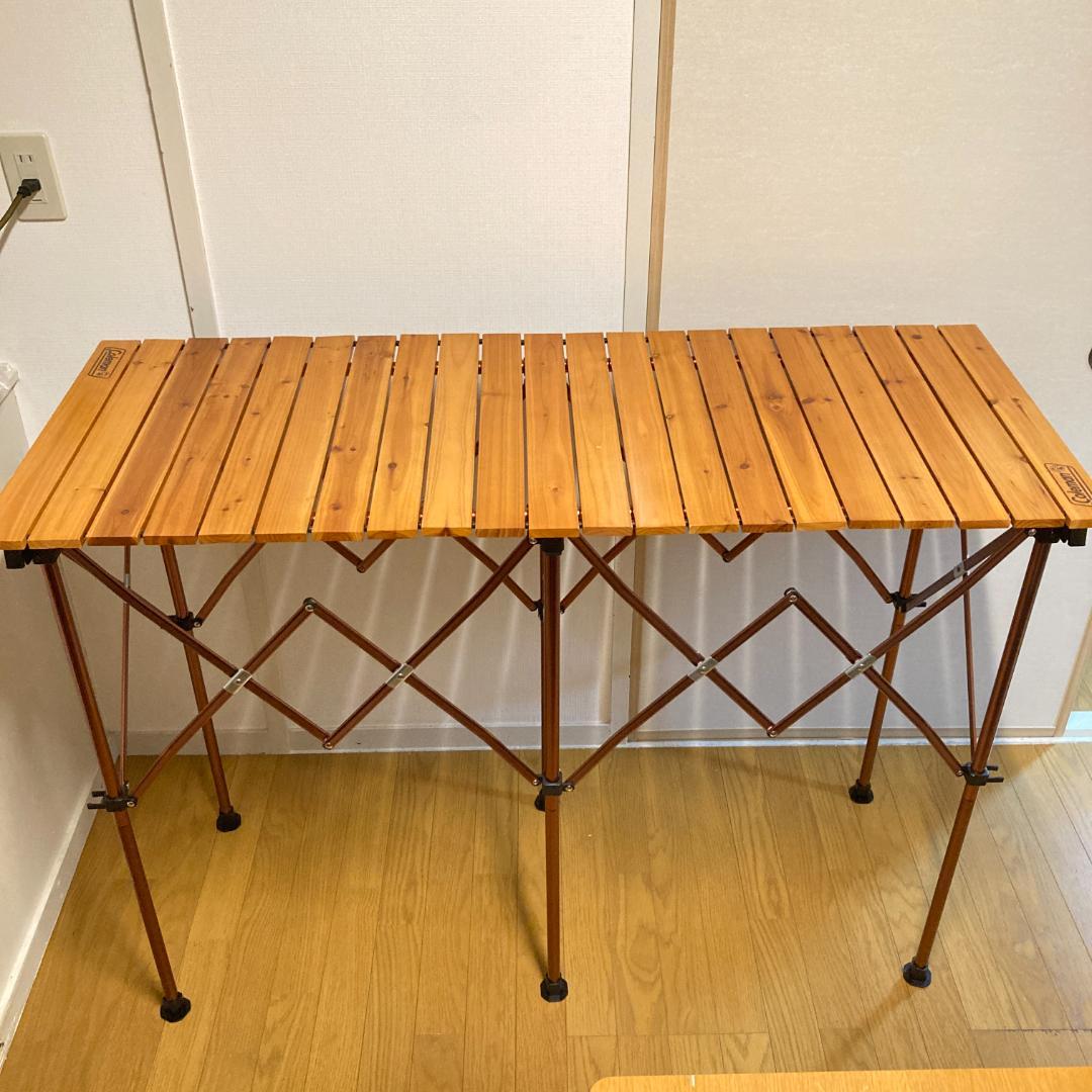 【希少モデル】Coleman / ナチュラルウッドカウンターテーブルクラシック 送料込み・希少】Coleman ナチュラルウッドカウンターテーブル 希少