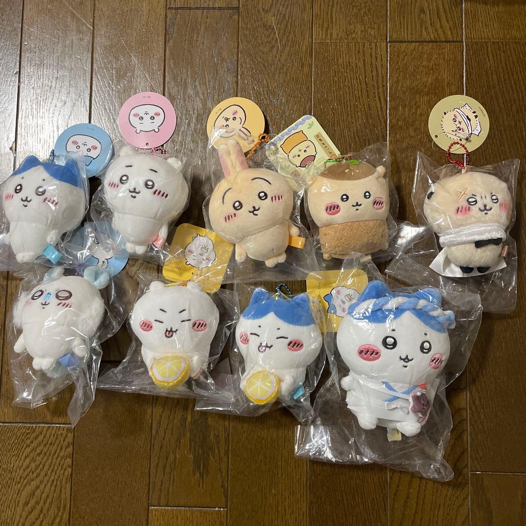 ちいかわマスコット9点セット 新品 ちいかわ ハチワレ うさぎ