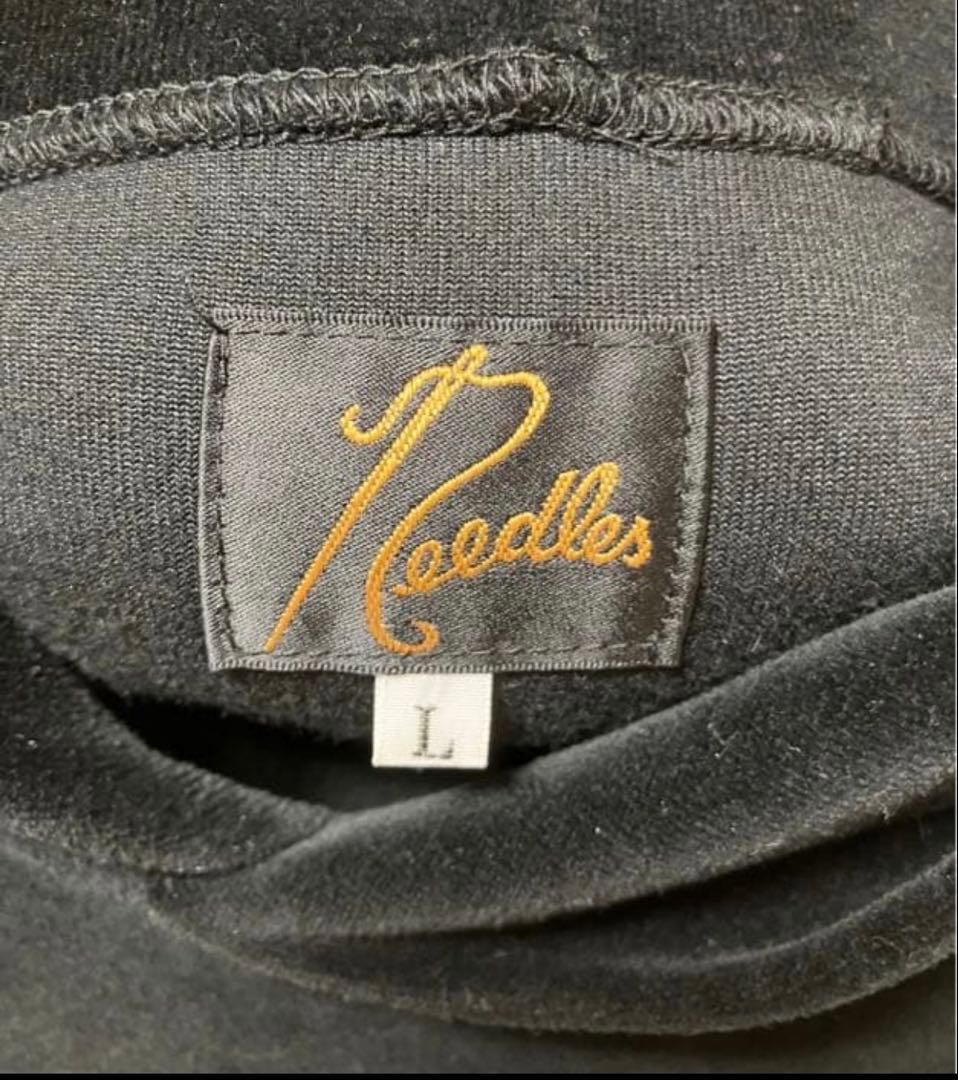 NEEDLES 21AW ベロア パーカー 黒 L