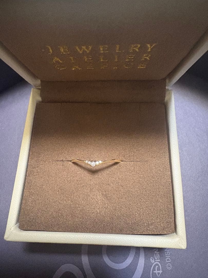 【セール】オレフィーチェorefice K18ハレリングイエローゴールド箱要相談