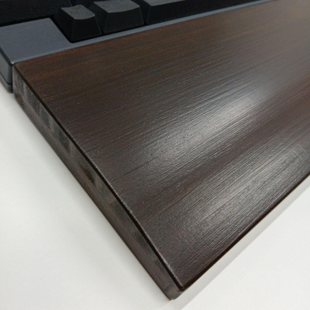 パイン集成材 HHKB用 手作りパームレスト兼キーボードルーフ