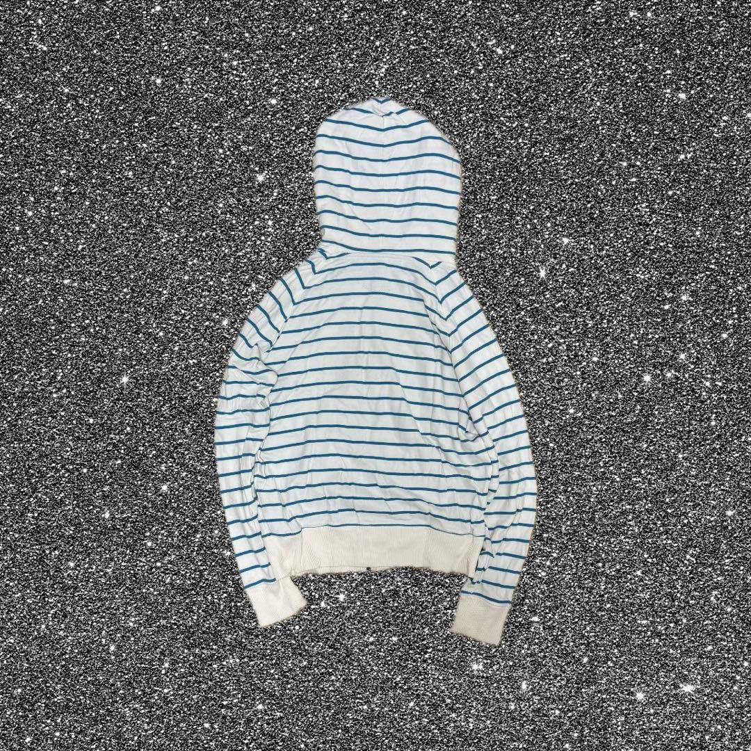 00s old gap ボーダー ジップパーカー y2k 平成 archive