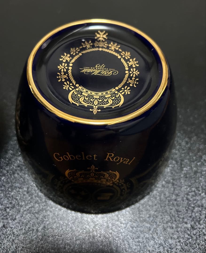 MARTELL Gobelet Royal 未開栓／ロイヤルブルー陶器ボトル