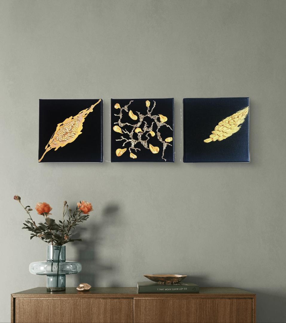 ビッグバンⅠ / テクスチャーアート 18×18㎝ S0 原画1点のみ モダン