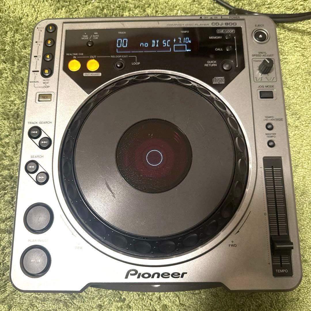 Pioneer CDJ-800 2004年製 カバー付き Pioneer CDJ-800 2004年製 カバー付き Pioneer CDJ-800 2004年製