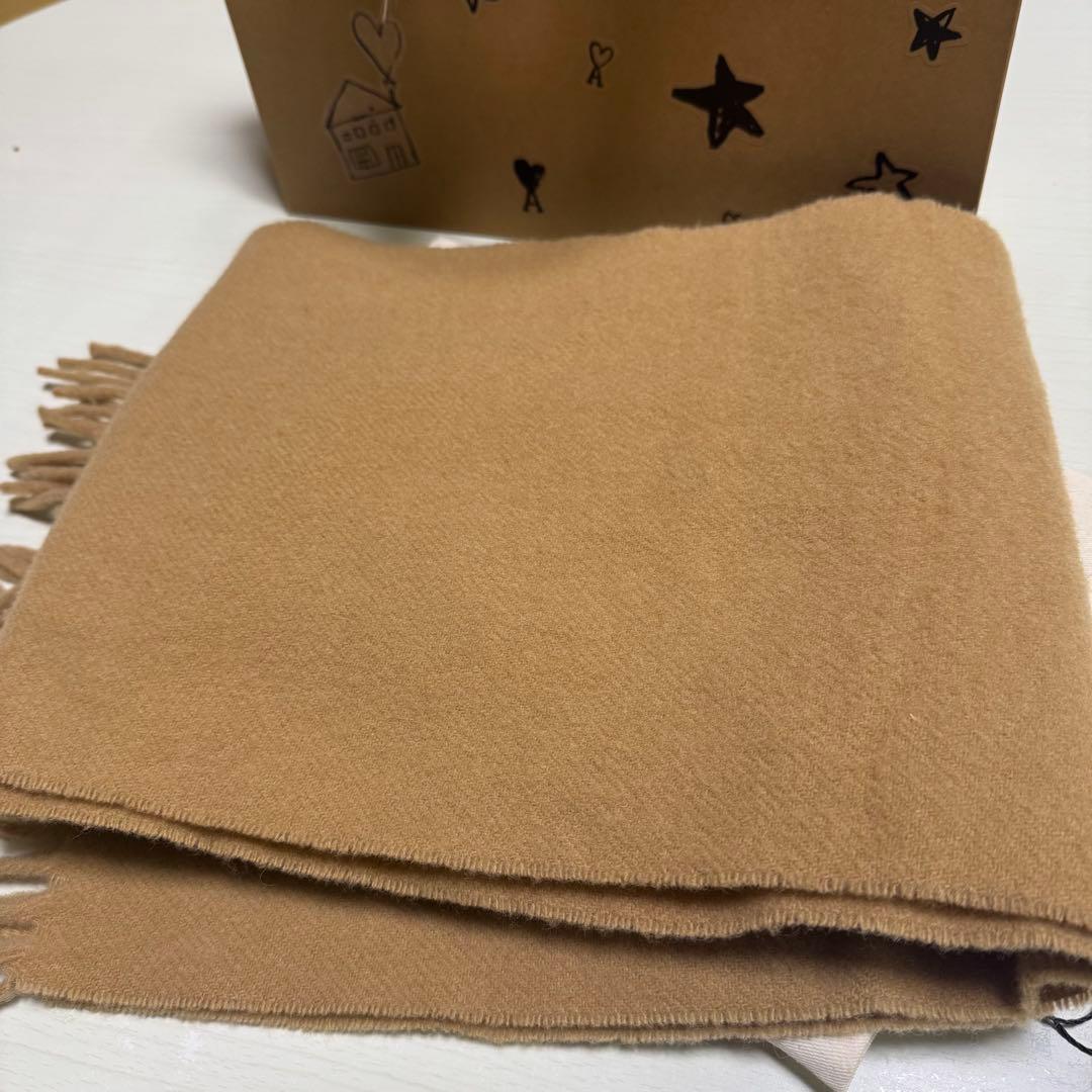 アミパリス ブラウン ウール AMI DE COEUR スカーフ - メルカリ