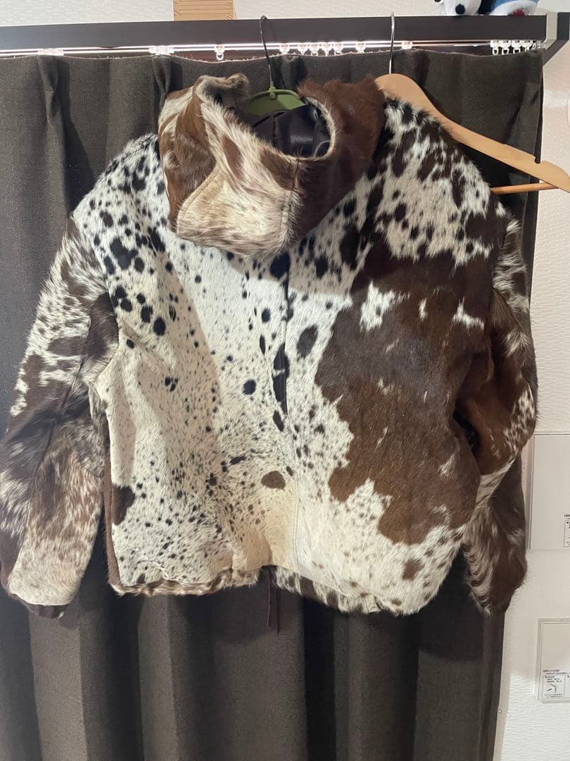 FOUND ハラコジャケット　レザー　パーカー