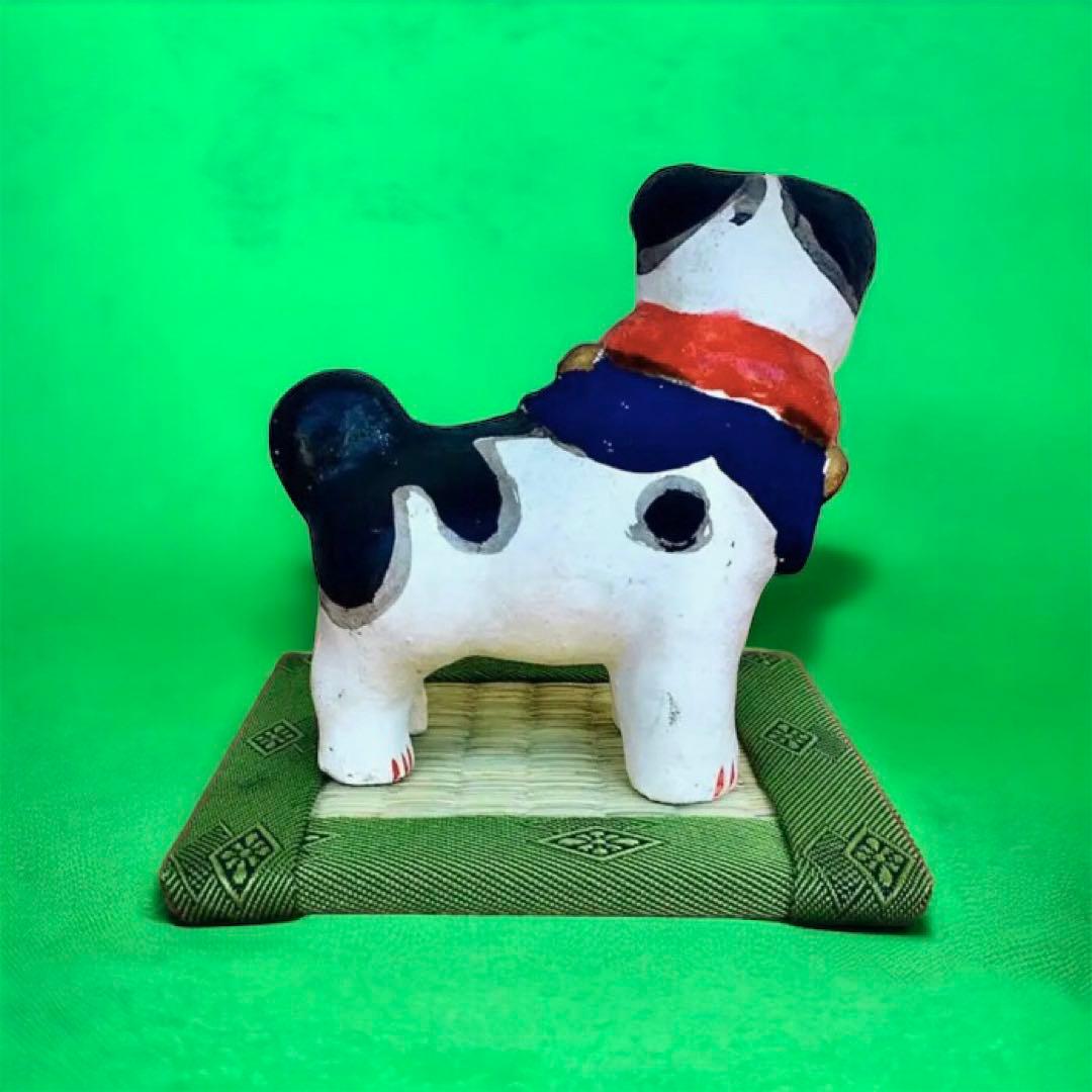 長野県 信州 郷土玩具 中野人形 奈良久雄 鯛狆 鯛咥え狆 農民