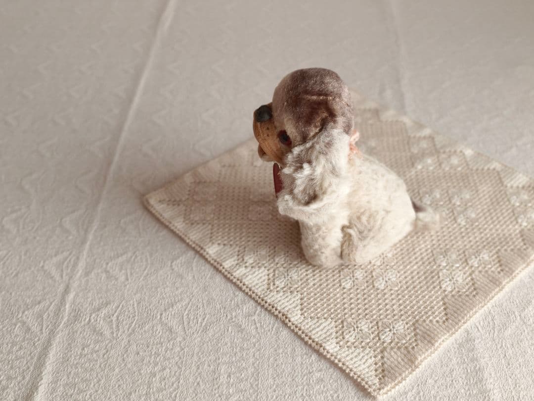 * vintage dog ♡ ハートのワンポイント キュートな ワンちゃん