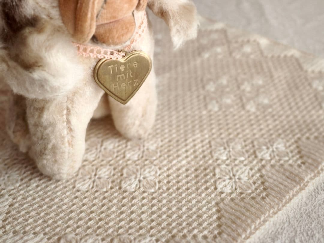 * vintage dog ♡ ハートのワンポイント キュートな ワンちゃん