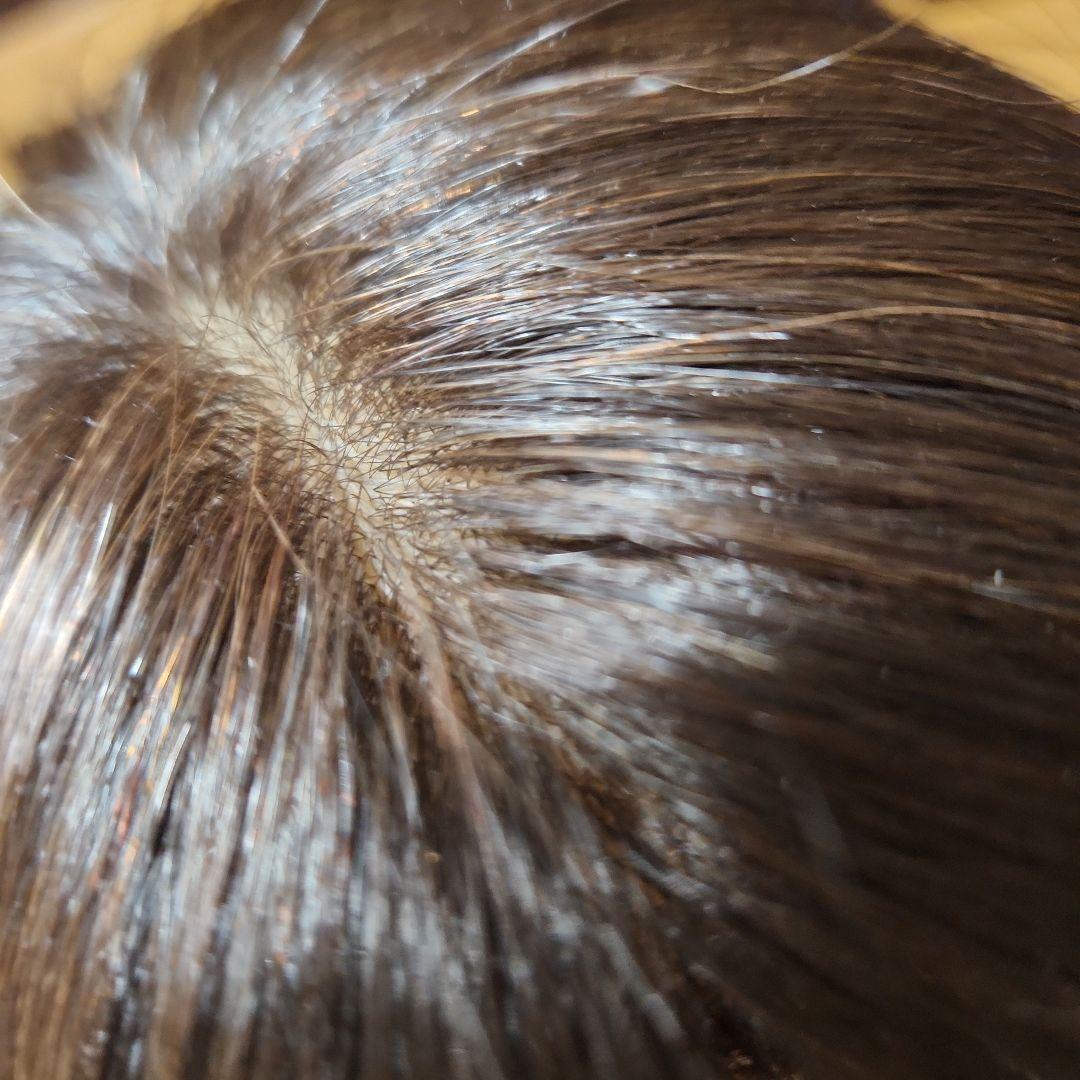 リネアストリア 天使のマニッシュショート人毛MIX ダークブラウン キャップ付