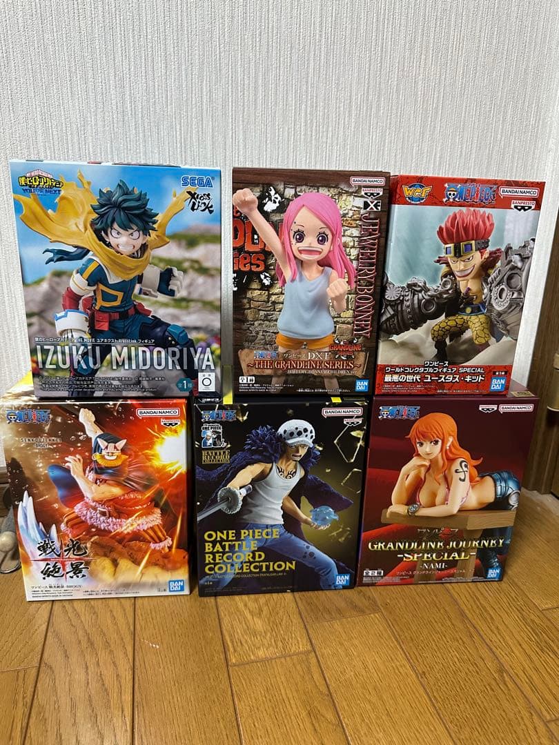 ワンピース ヒロアカ フィギュアセット - メルカリ