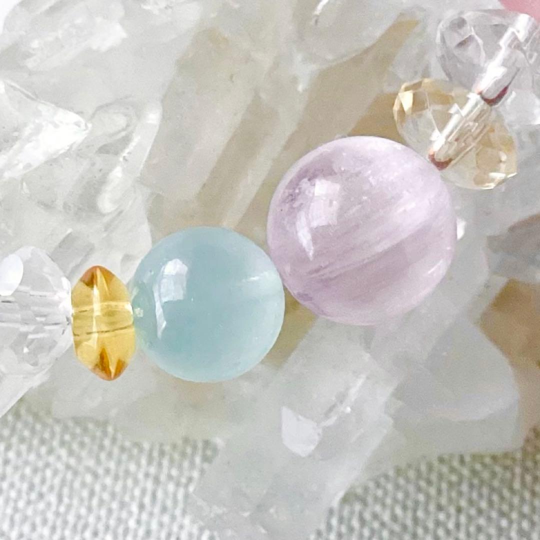 天然石★ブレスレット ストロベリークォーツ ♪ 374