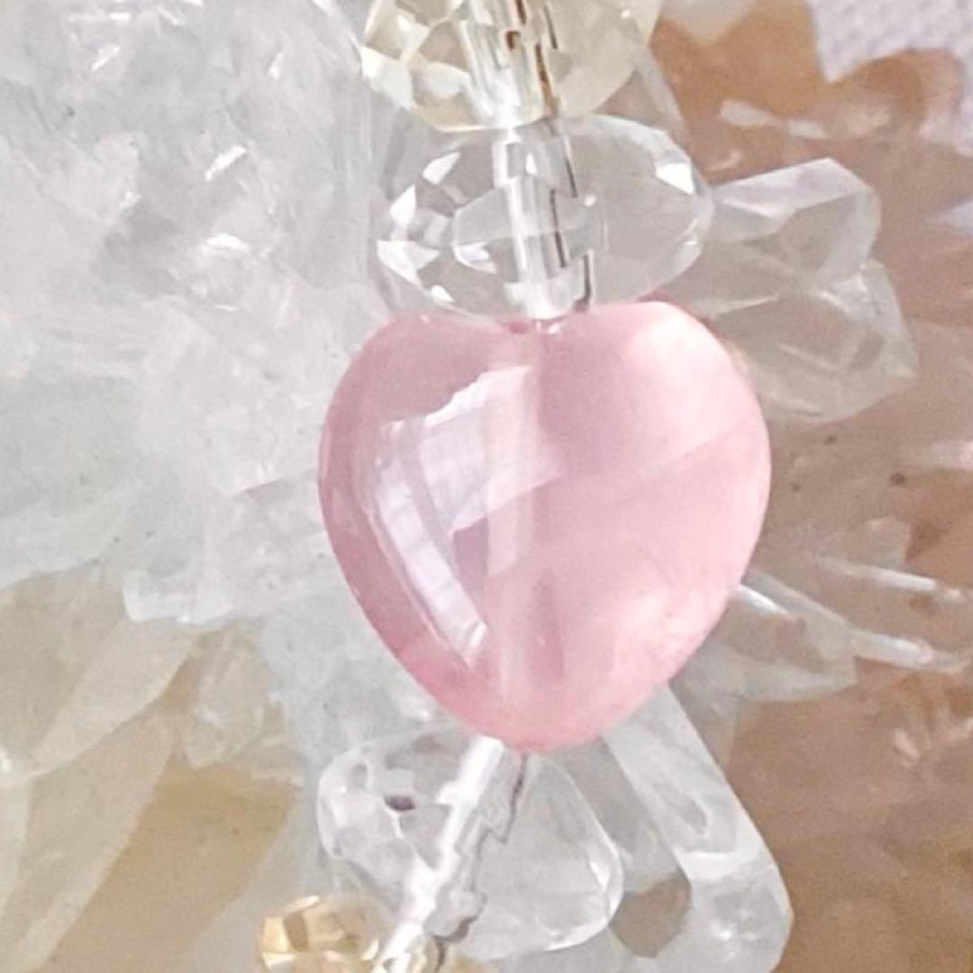 天然石★ブレスレット ストロベリークォーツ ♪ 374