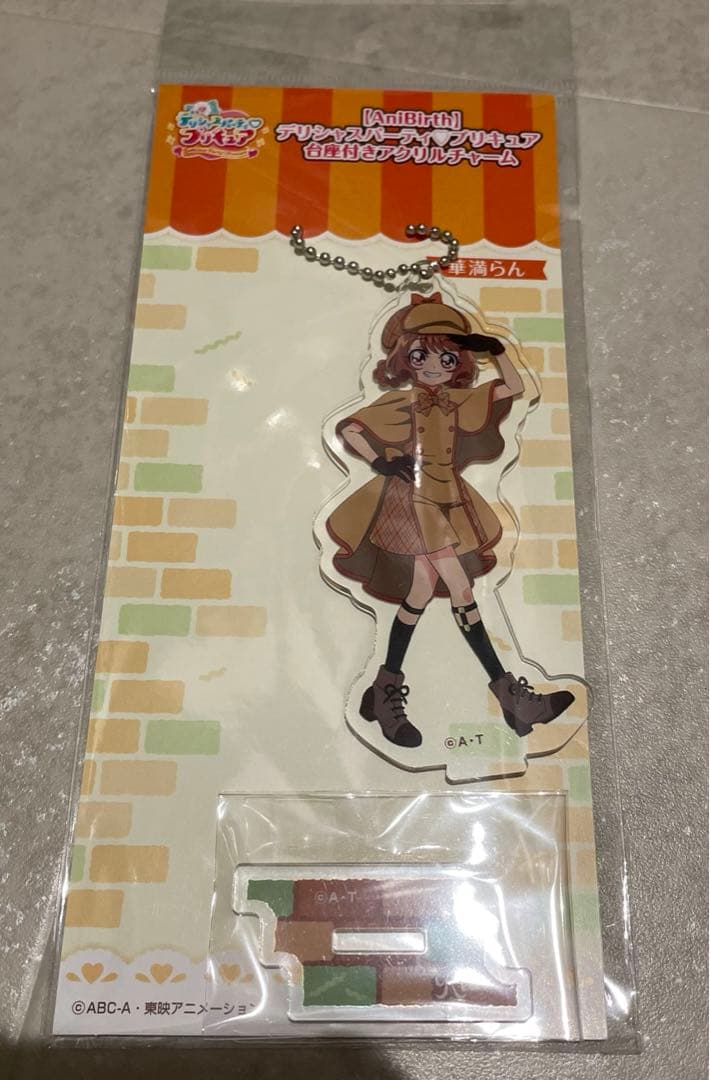 AniBirthデリシャスパーティ♡プリキュア台座付きアクリルチャーム4種