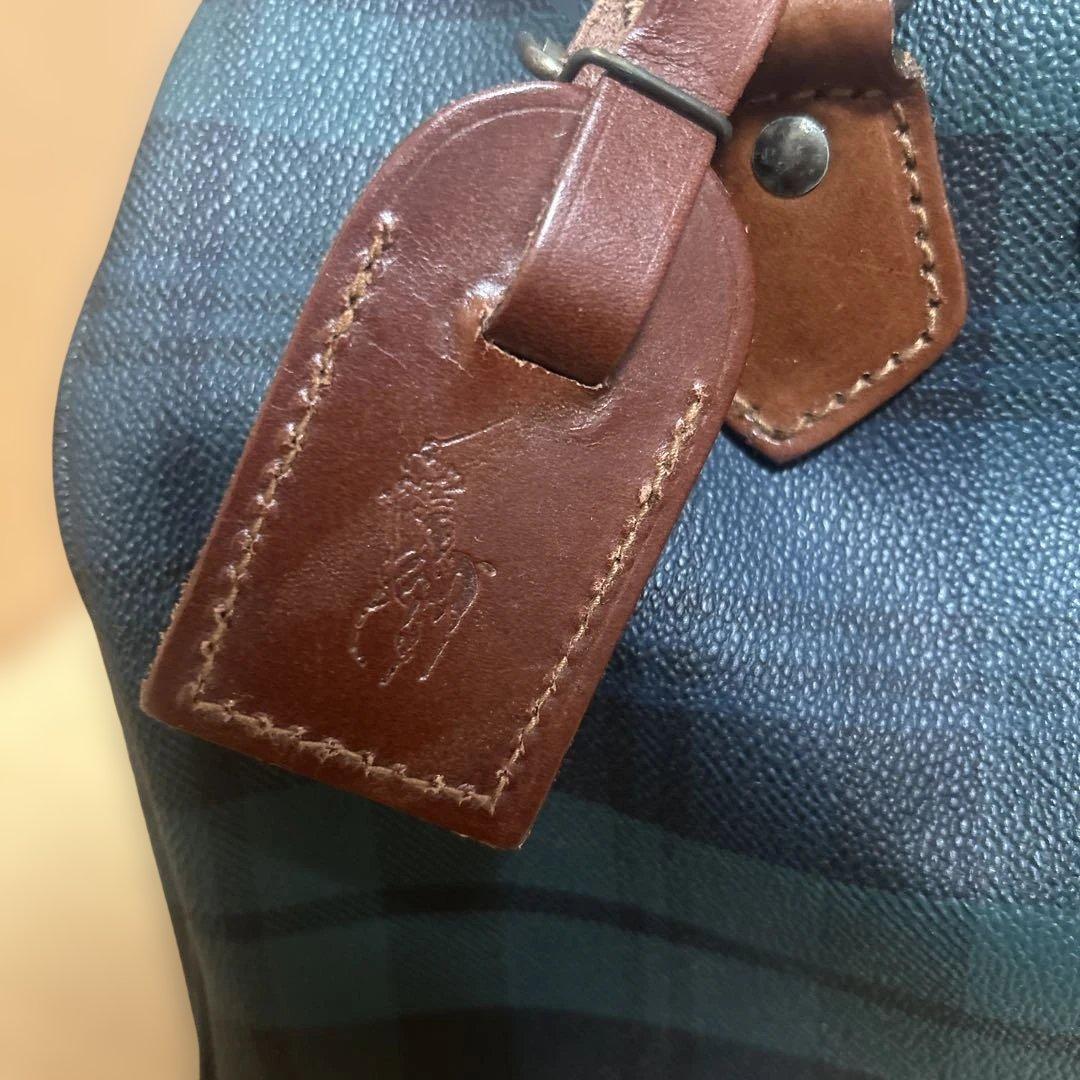 Polo Ralph Lauren チェック柄ハンドバッグ美品