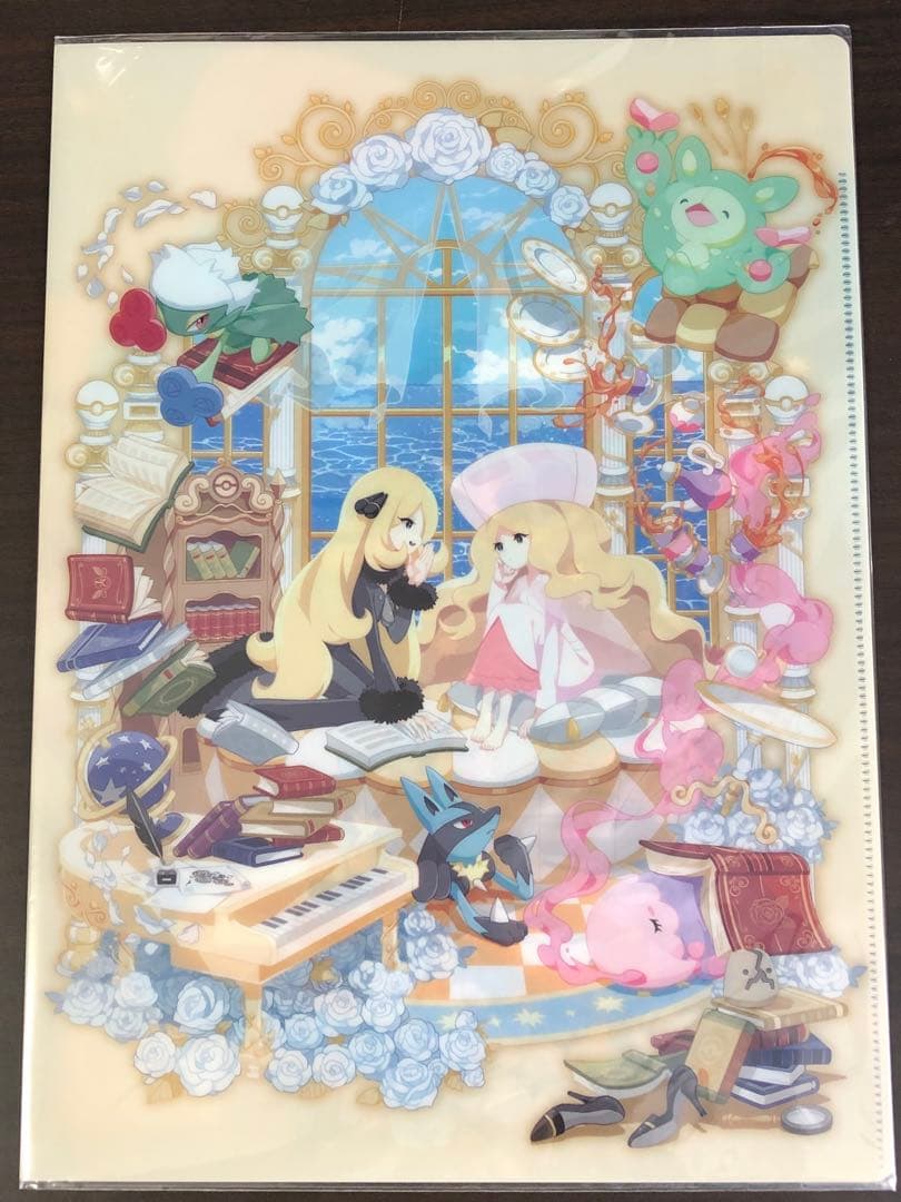 ポケモン クリアファイル シロナ カトレア ポケモンセンター限定