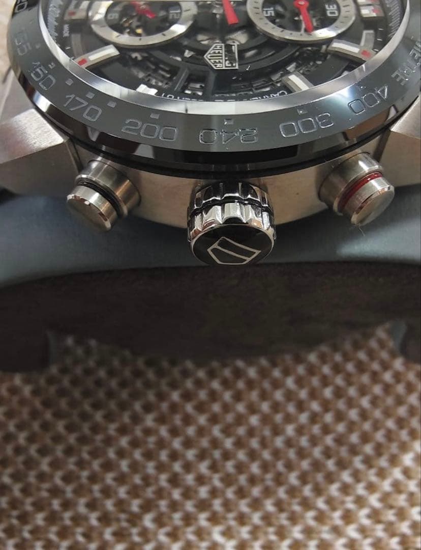 Jackie　極美品　タグホイヤー　カレラ クロノグラフ　CAR201V