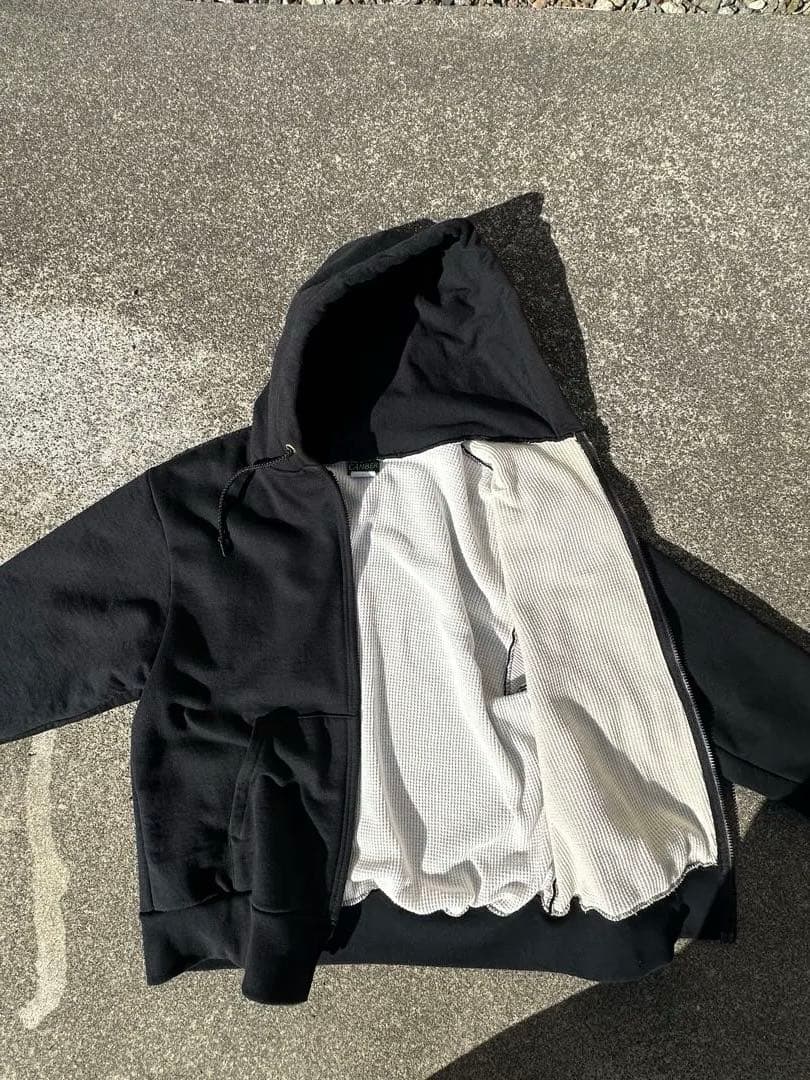 【CAMBER】ジップアップフーディ　ブラック　usa製