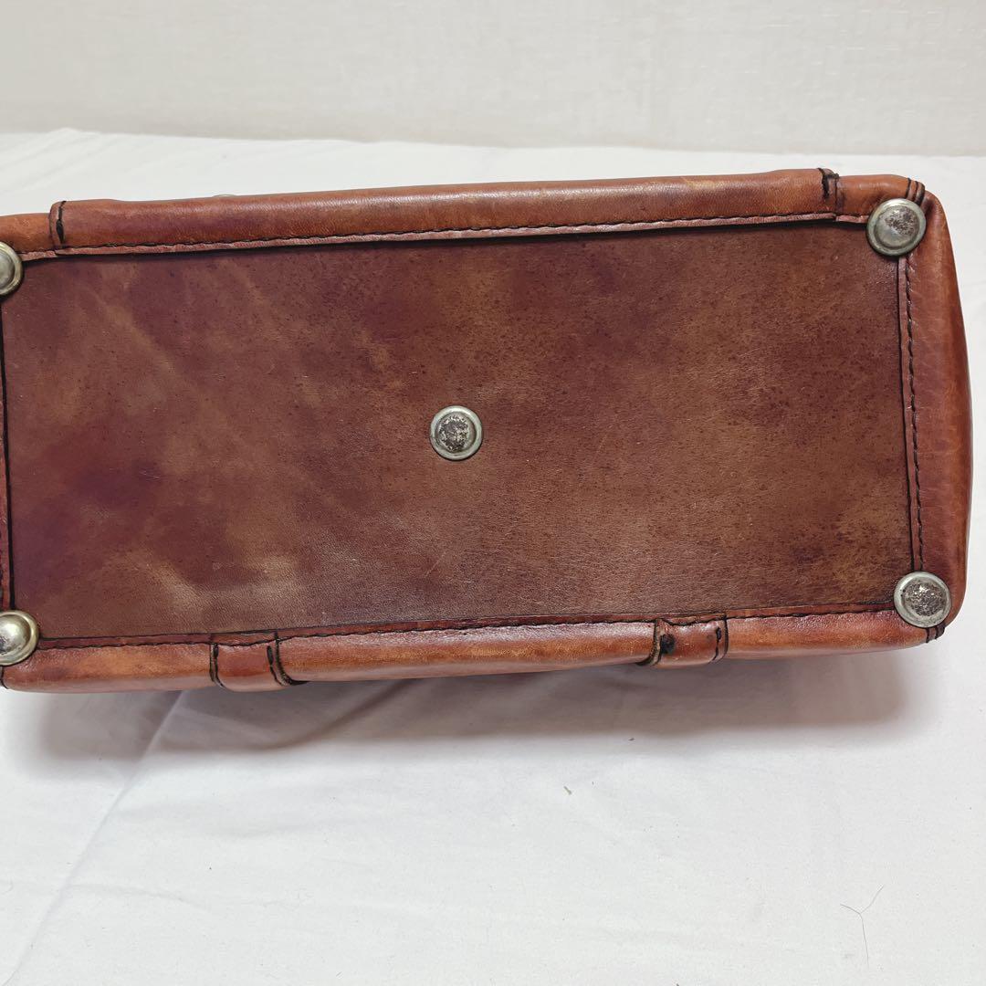 昭和レトロ本革レザードクターボストンバッグ カバン鞄アンティーク