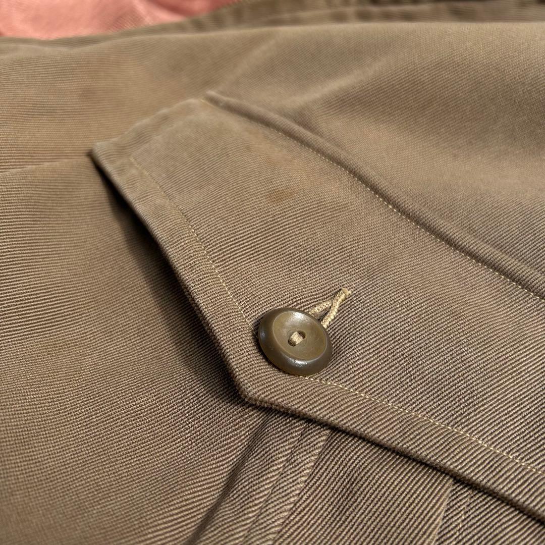 1950s-1960s レーヨンギャバジン　スポーツjkt vintage