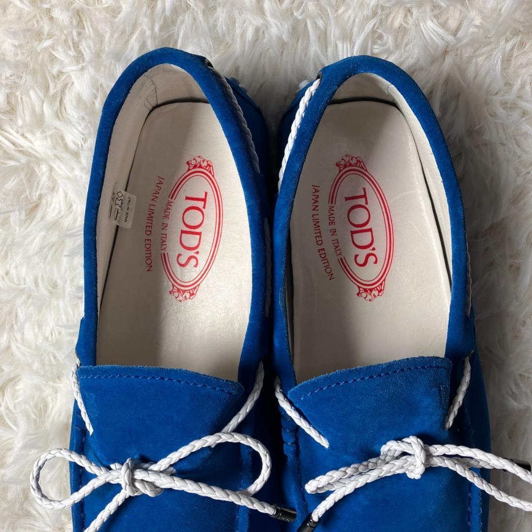 極美品 TODS トッズ ゴンミーニ レザー モカシン ドライビングシューズ 6