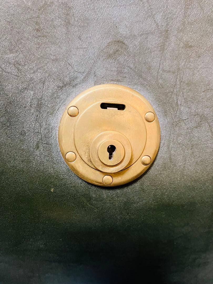 【極美品】万双 ダレスバッグ ビジネスバッグ 二つマチ ダークグリーン 深緑