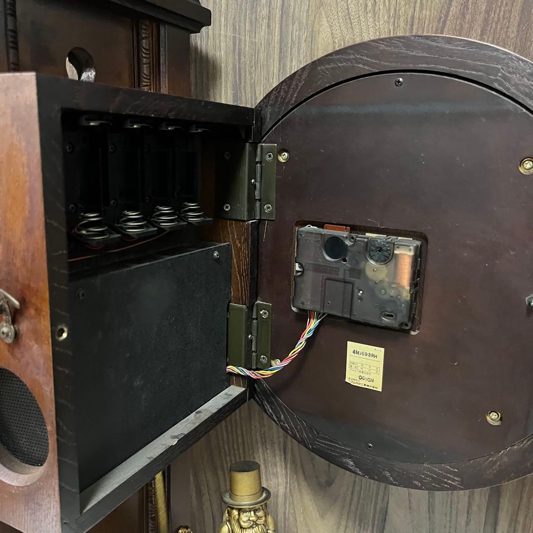 【動作確認済】Small World 掛け時計/からくり時計 71.5cm