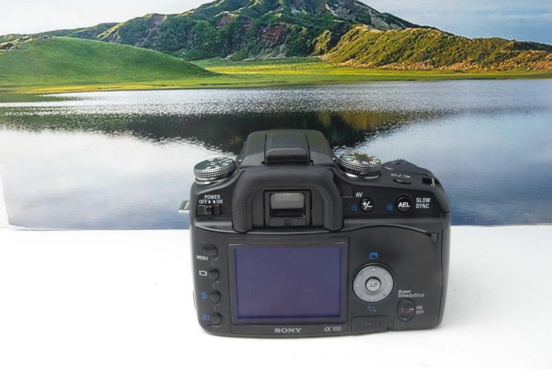 SONY α 100 ダブルズーム☆初心者 おすすめ 一眼レフカメラ すぐ使える